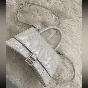 Balenciaga small snake hourglass bag